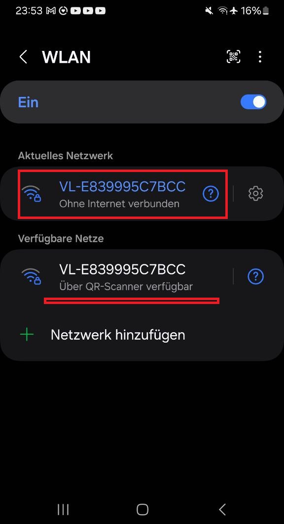 Heizmantel WLAN direkt suchen